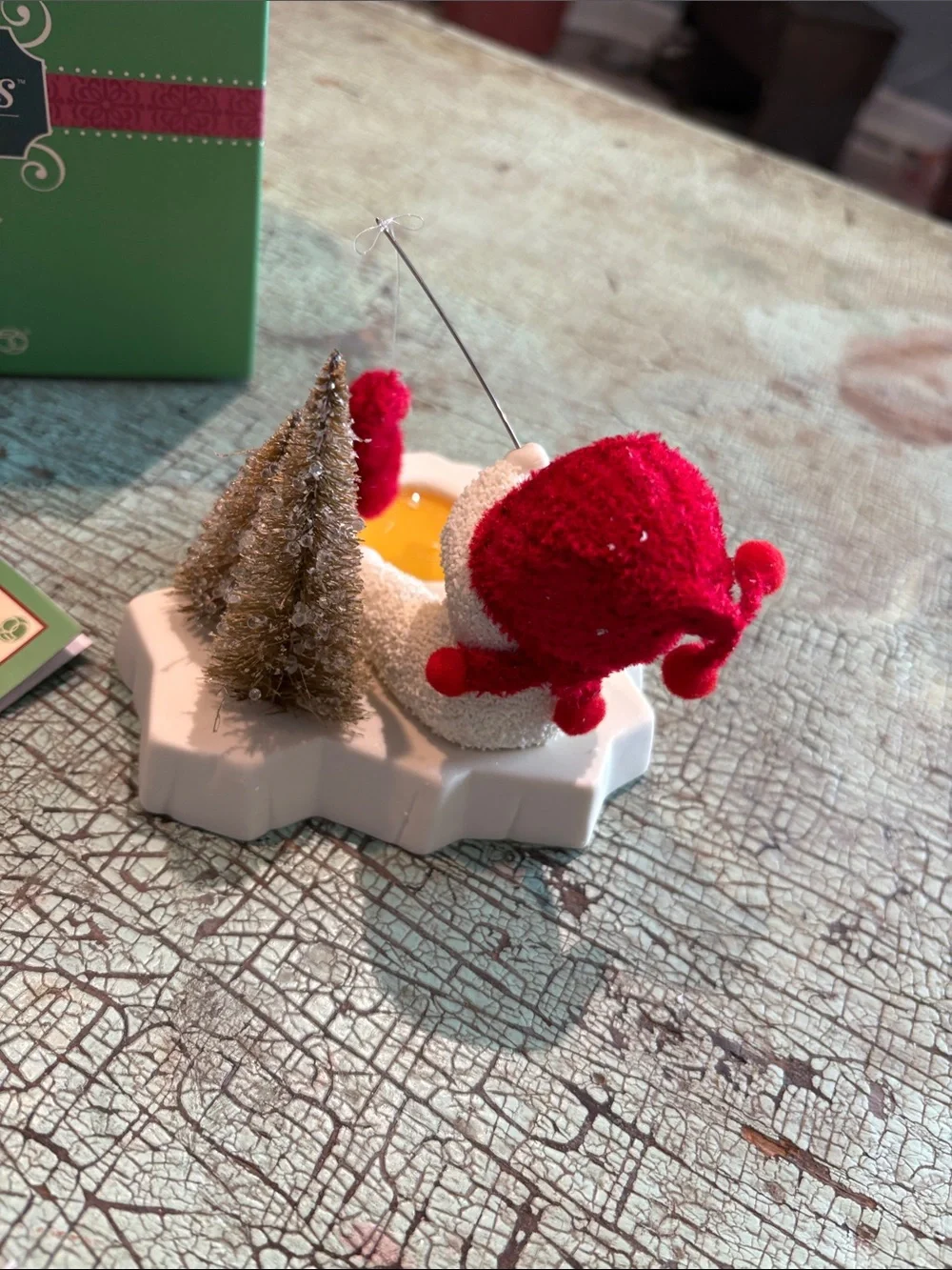 Dept 56 Snowbabies Catch of the Day 2008 Fishing Figurine 801874 Box